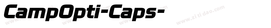 CampOpti-Caps字体转换