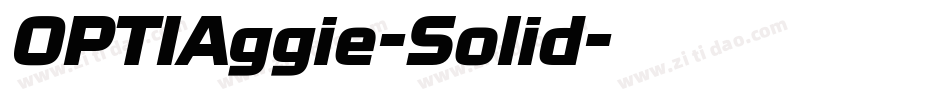 OPTIAggie-Solid字体转换