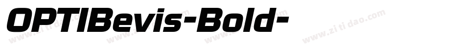 OPTIBevis-Bold字体转换