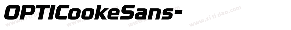 OPTICookeSans字体转换