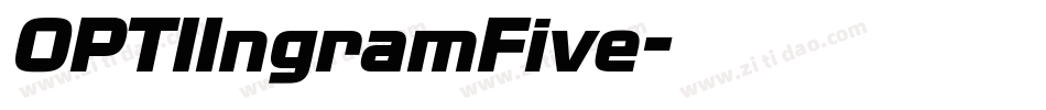 OPTIIngramFive字体转换