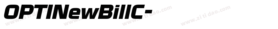 OPTINewBillC字体转换