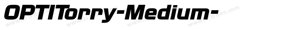OPTITorry-Medium字体转换