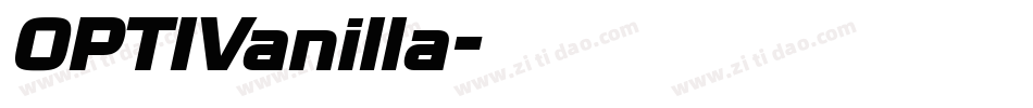 OPTIVanilla字体转换