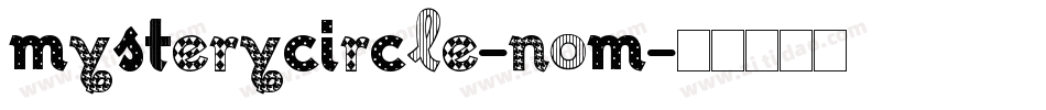 MysteryCircle-nOM字体转换
