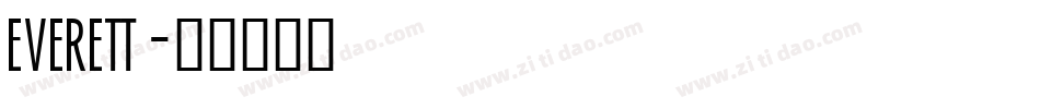 EVERETT字体转换
