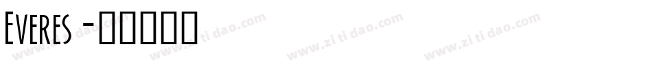 Everes字体转换