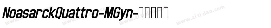 NoasarckQuattro-MGyn字体转换