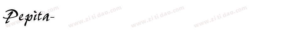 Pepita字体转换