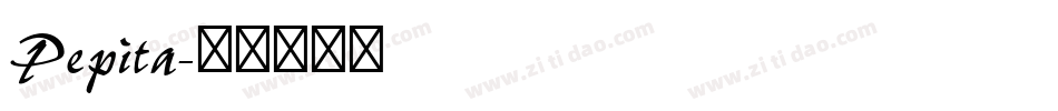 Pepita字体转换