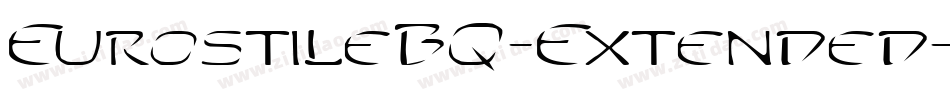 EurostileBQ-Extended字体转换