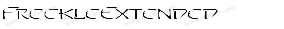 FreckleExtended字体转换