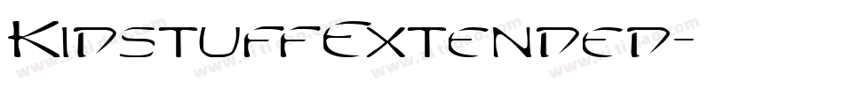 KidstuffExtended字体转换