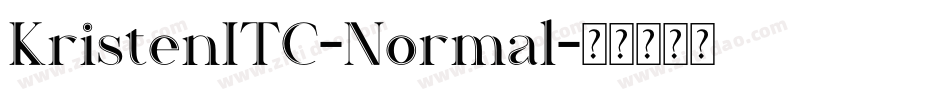 KristenITC-Normal字体转换