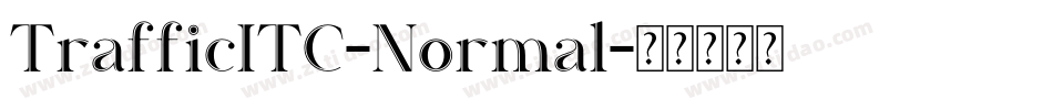 TrafficITC-Normal字体转换