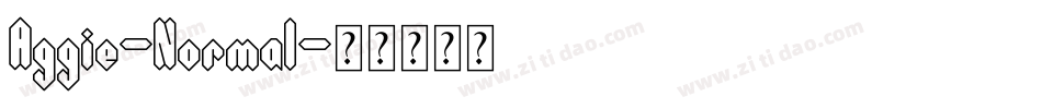 Aggie-Normal字体转换