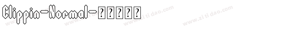 Clippin-Normal字体转换