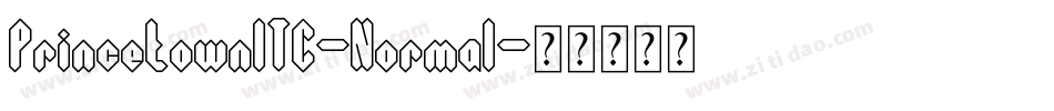 PrincetownITC-Normal字体转换