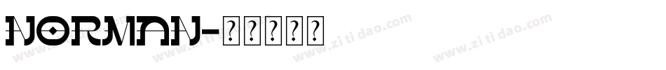 Norman字体转换