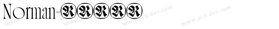 Norman字体转换