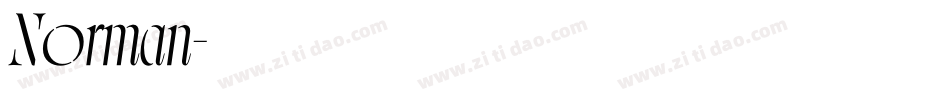 Norman字体转换