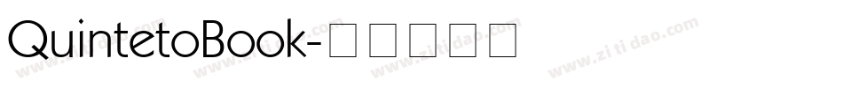 QuintetoBook字体转换