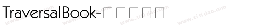 TraversalBook字体转换