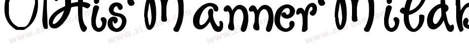 01_HisMannerMild_by_laura_kristen字体转换