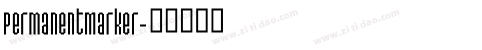 PermanentMarker字体转换