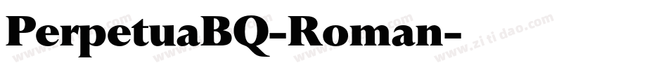 PerpetuaBQ-Roman字体转换