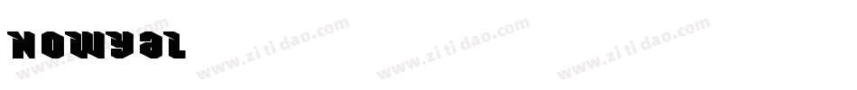 Nowyal字体转换