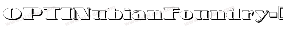 OPTINubianFoundry字体转换