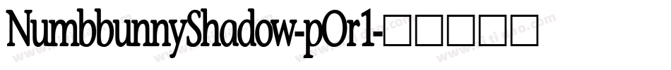 NumbbunnyShadow-pOr1字体转换