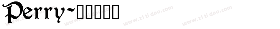 Perry字体转换