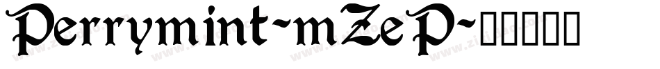 Perrymint-mZeP字体转换