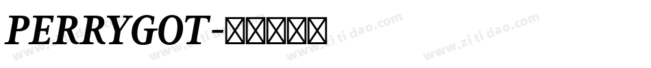 PERRYGOT字体转换