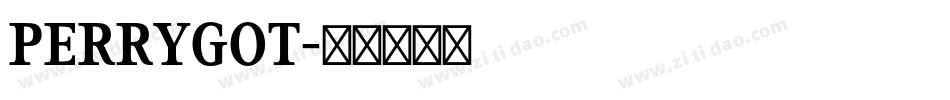 PERRYGOT字体转换