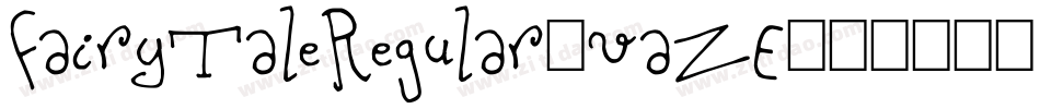 FairyTaleRegular-vaZE字体转换