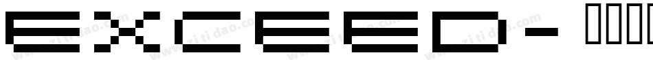 Exceed字体转换