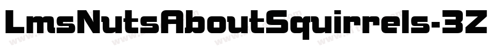 LmsNutsAboutSquirrels-3Z7G字体转换