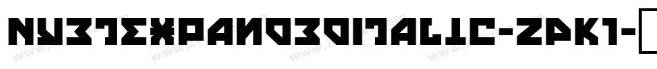 NyetExpandedItalic-zPK1字体转换