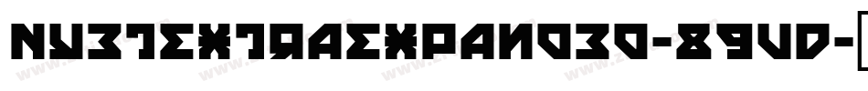 NyetExtraExpanded-89vD字体转换