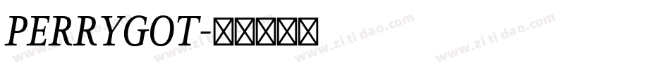 PERRYGOT字体转换