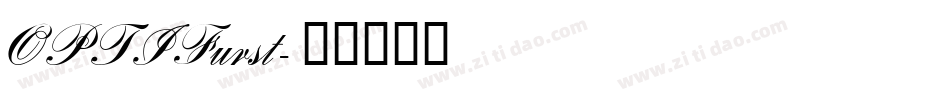 OPTIFurst字体转换