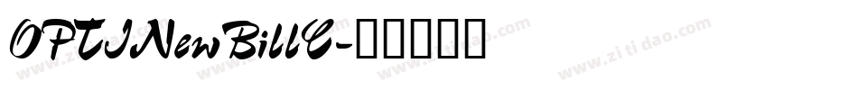 OPTINewBillC字体转换