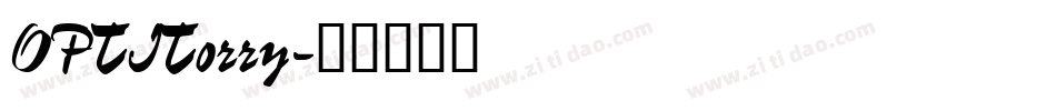 OPTITorry字体转换