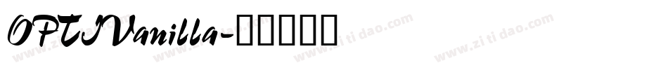 OPTIVanilla字体转换