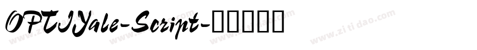 OPTIYale-Script字体转换