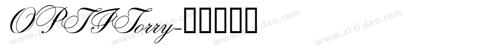 OPTITorry字体转换