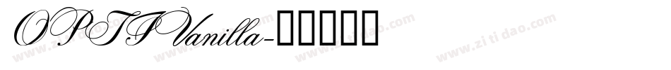 OPTIVanilla字体转换